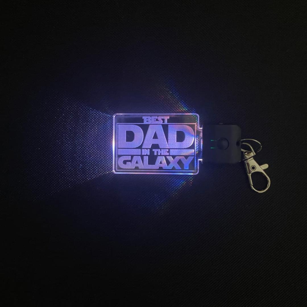 Best Dad in the Galaxy LED RGB Keyring 8 Best Dad in the Galaxy LED RGB Keyring - Image 7