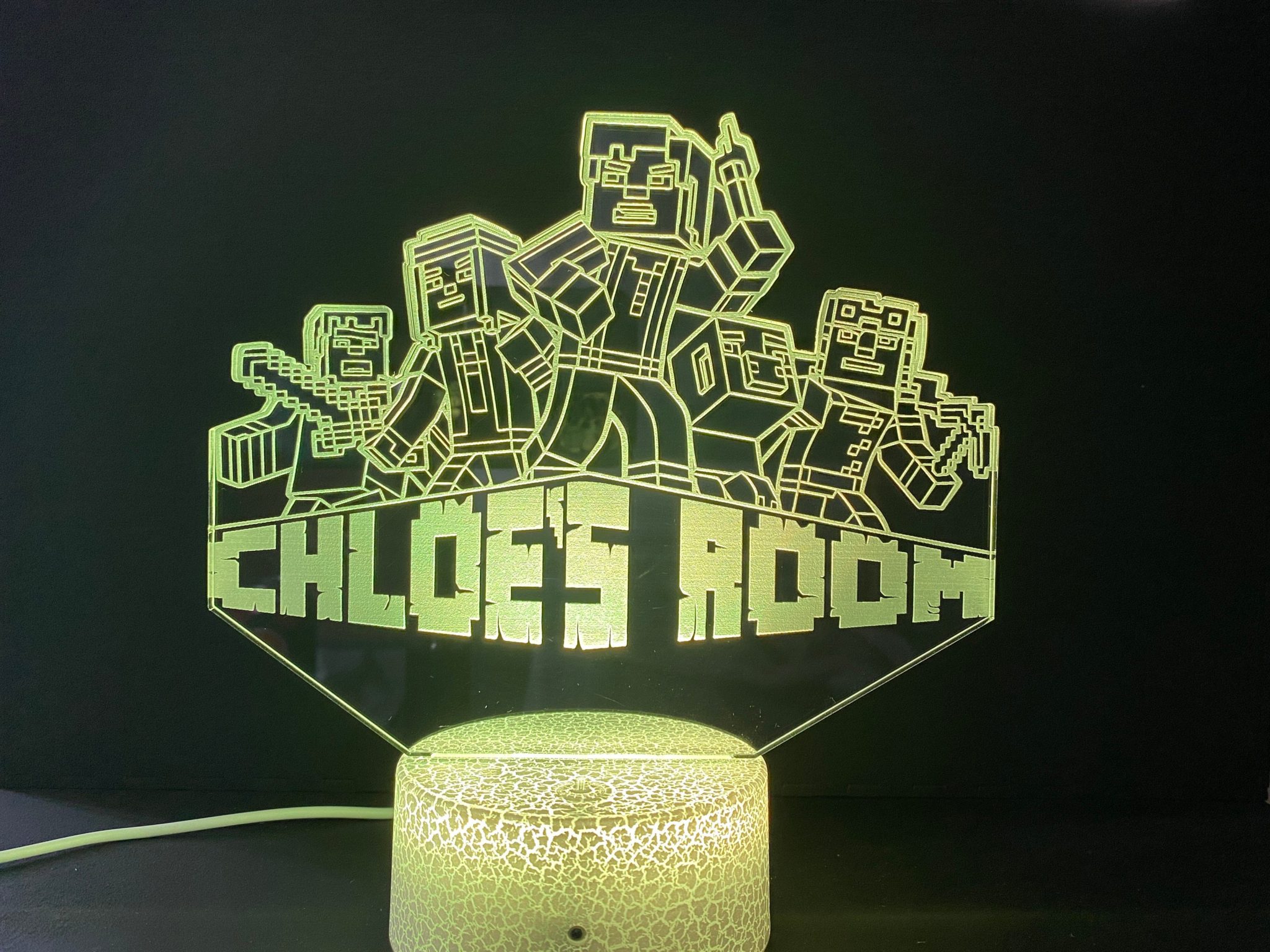 Personalised Minecraft Battle Royale Night Light 5 Personalised Minecraft Battle Royale Night Light - Image 4