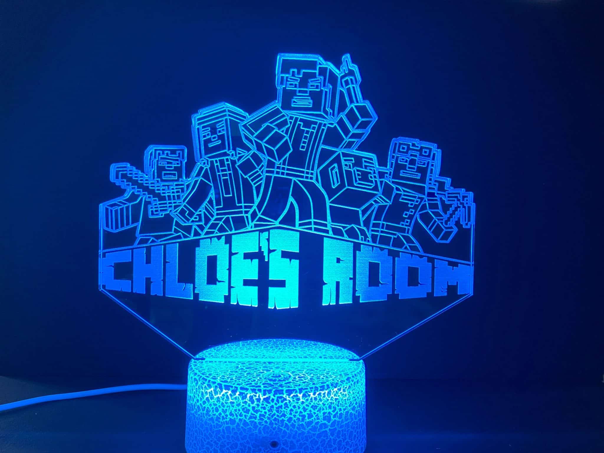 Personalised Minecraft Battle Royale Night Light 6 Personalised Minecraft Battle Royale Night Light - Image 5